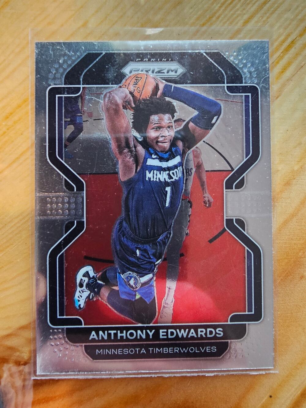 Anthony Edwards 2021-22 Panini Prizm #37 - Minnesota Timberwolves - NBA